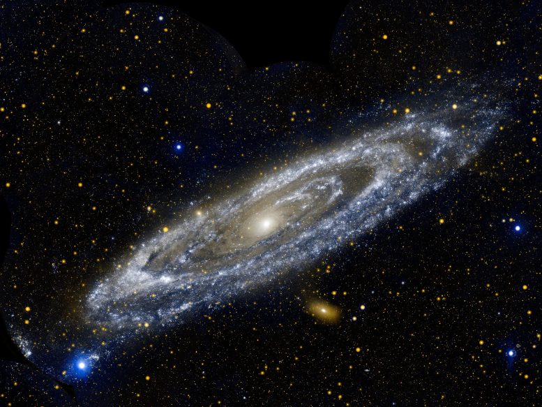 مجرة أندروميدا M31 NASA Galaxy Evolution Explorer