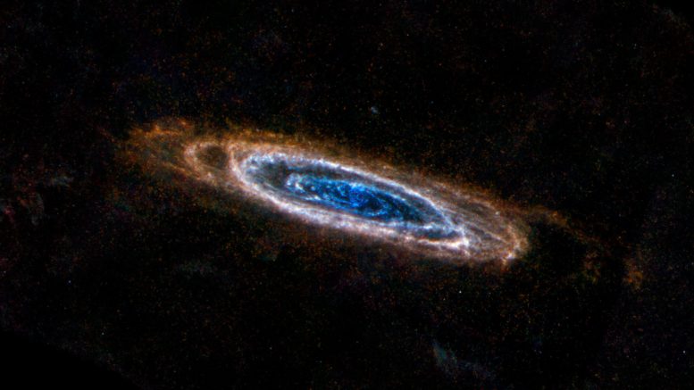 Andromeda Galaxy Image from the Herschel Space Observatory