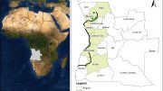 Angola Lubango Map of Africa