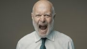 Angry Shouting Senior Man