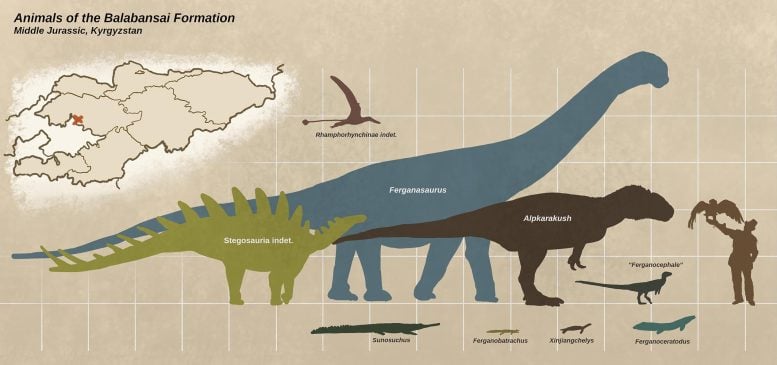 Animals of the Balabansai Formation