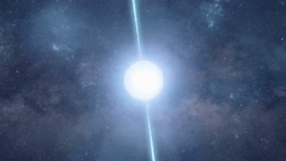 Animation Pulsar Spinning Neutron Star