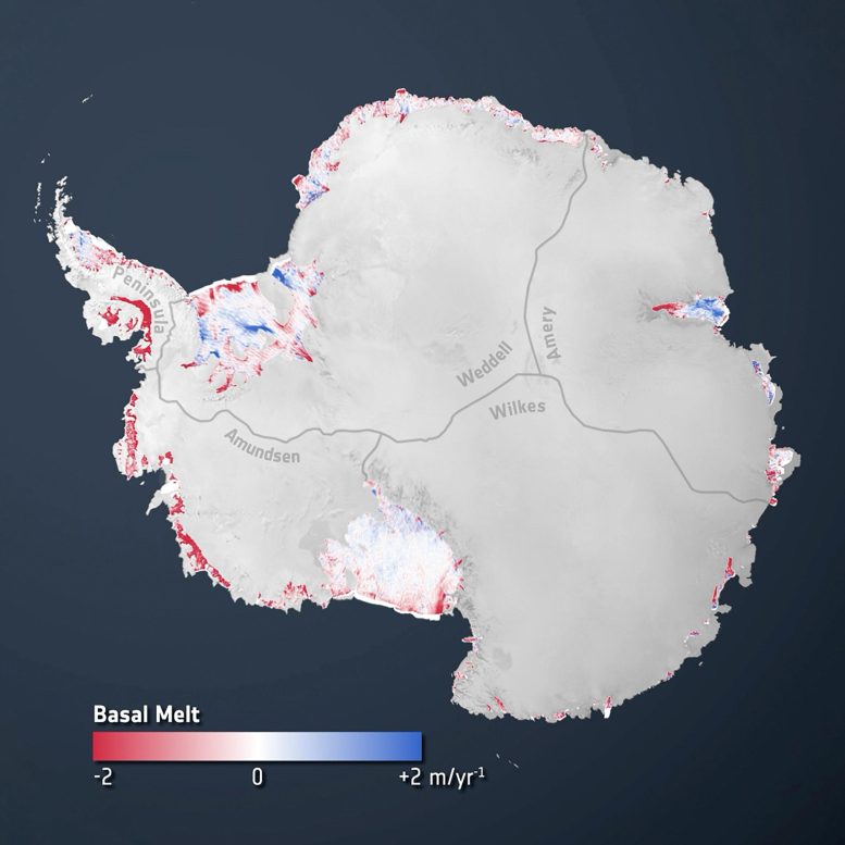 Antarctic Ice Shelf Melt 2023