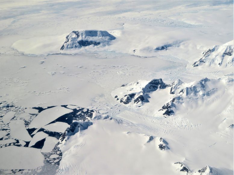 Antarctic Peninsula Aerial Photograph