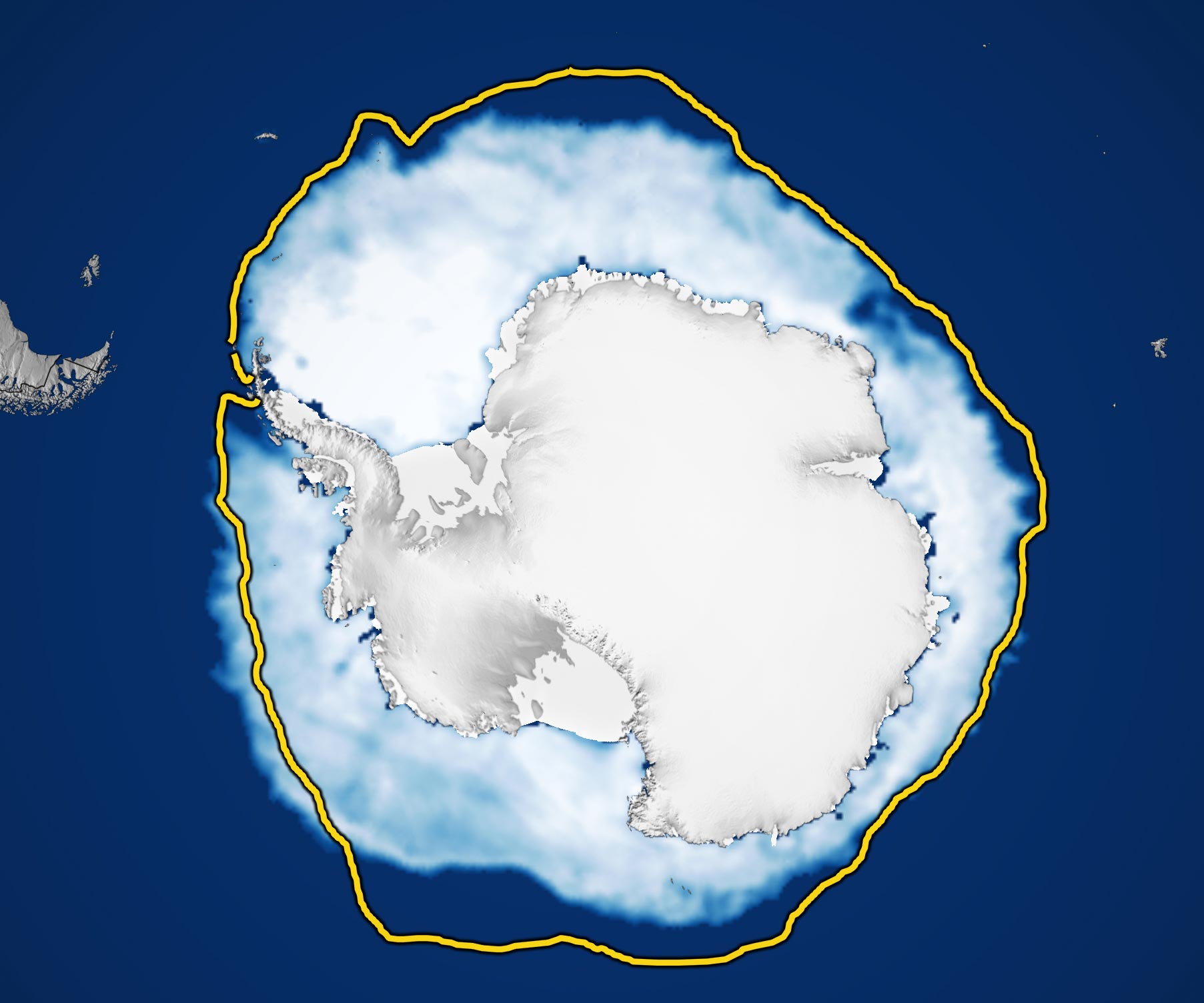 Antarctic Sea Ice August 2023 