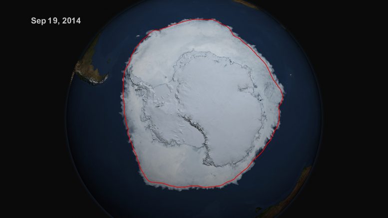 Antarctic Sea Ice Reaches New Record Maximum