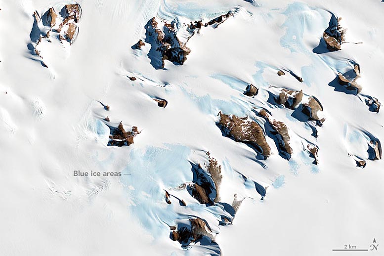 Antarctica Blue Ice Areas Annotated