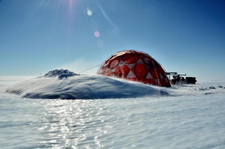 Antarctica Ice Core Drill Site