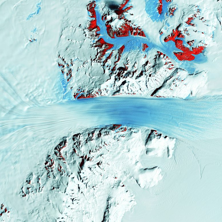 Antarctica’s Fast Moving Byrd Glacier