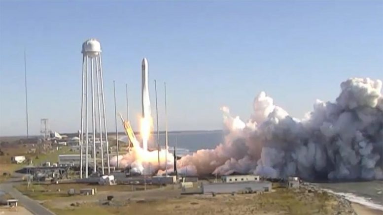 Antares Rocket Lift Off