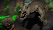 Anteosaurus Attacking