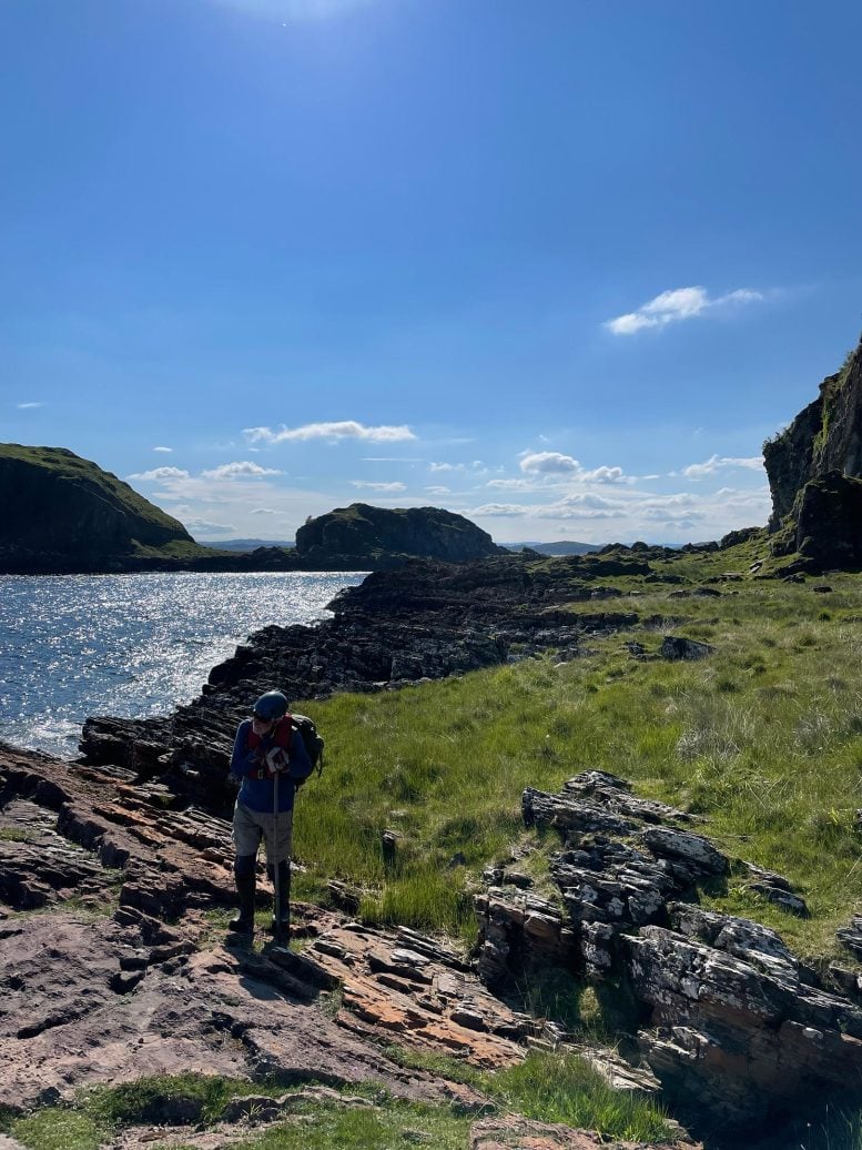 Anthony Spencer w formacji Garbh Eileach