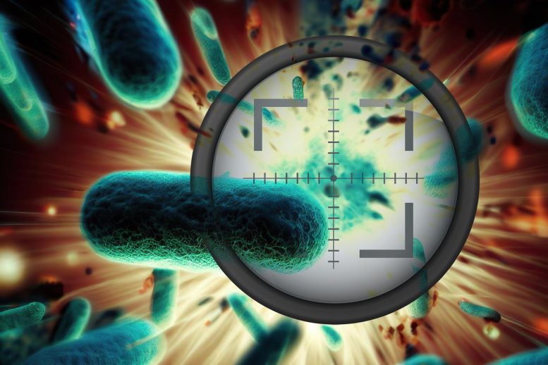 Antibiotic Destroying Bacteria Illustration