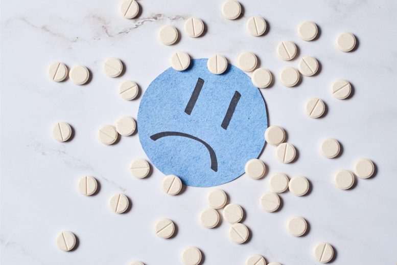 Antidepressants Pills Frown