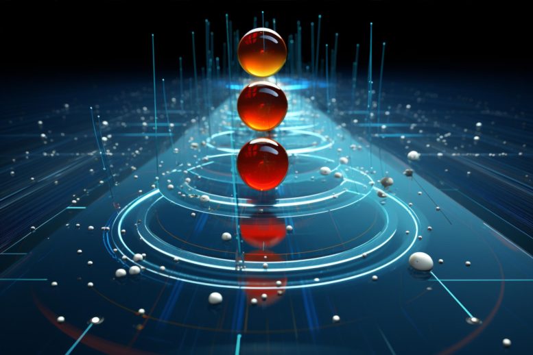 Antimatter Particle Physics Experiment Art Concept