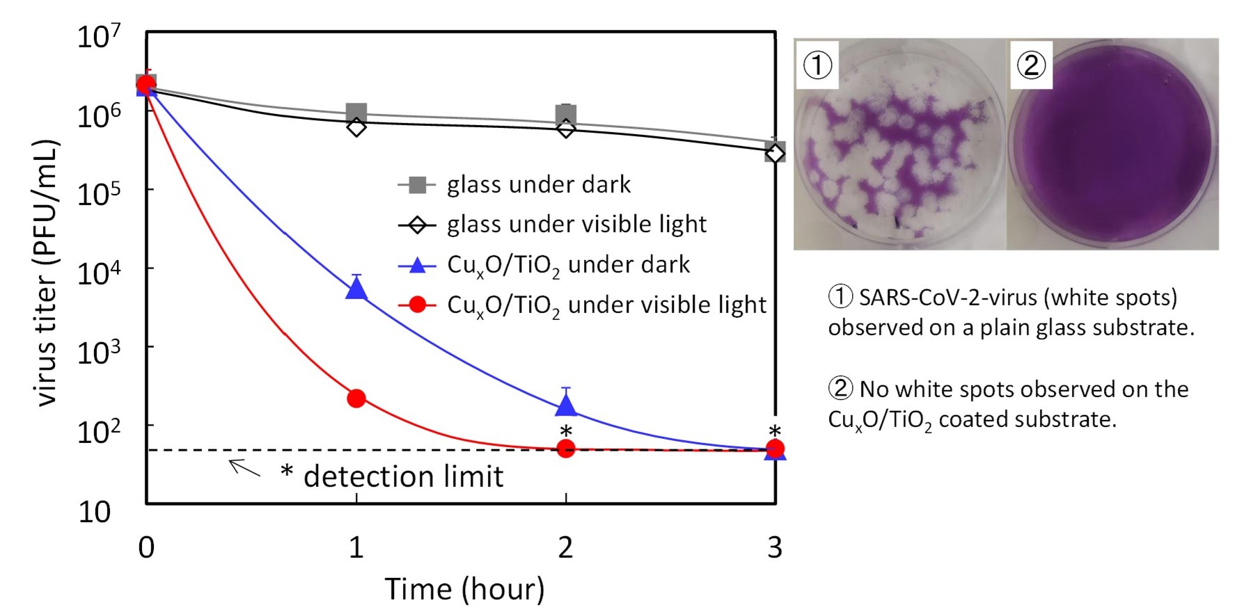 TEM Image of Copper Oxide/Titanium Oxide Composite