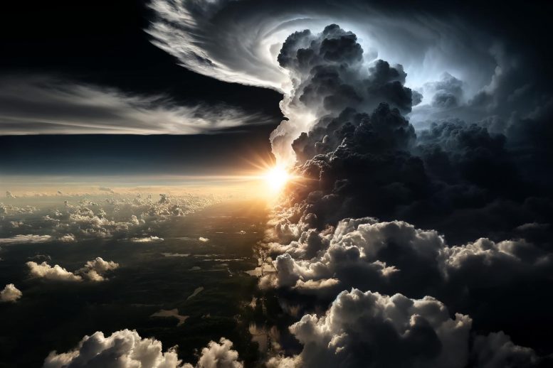 Anvil Clouds Art Concept