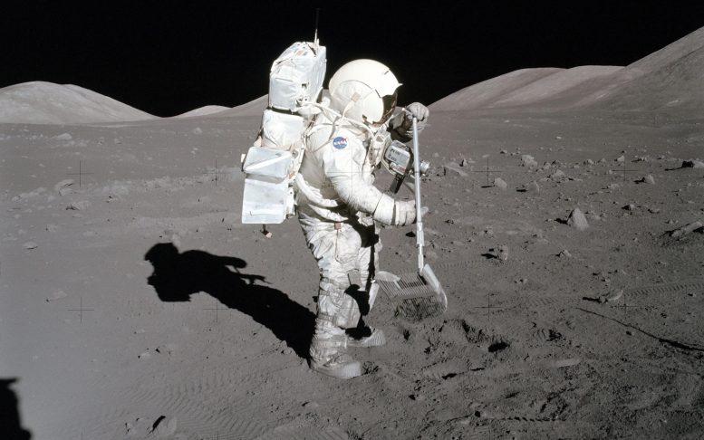 Apollo 17 Astronaut Moon Dust