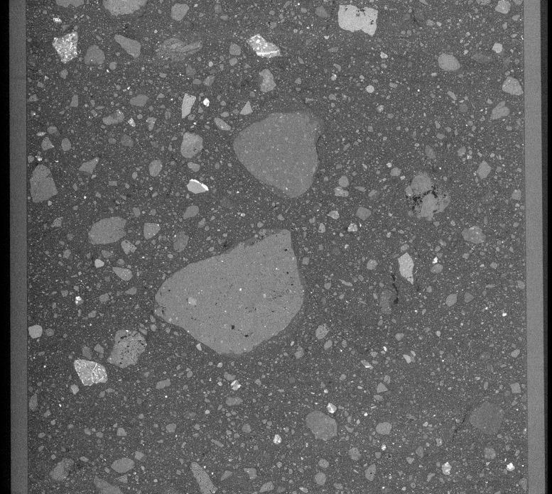 Apollo 17 Lunar Core Sample 73001 X-Ray Computed Tomography