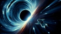 Approaching Black Hole Art Concept
