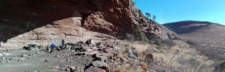 Archaeological Site Rock Shelter South Africa Kalahari Desert