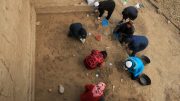 Archaeologists Excavating Xiamabei Site