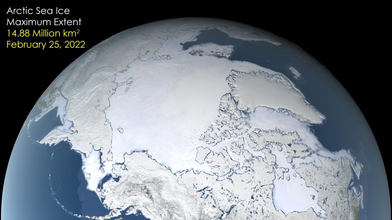 Arctic Sea Ice Maximum Extent 2022