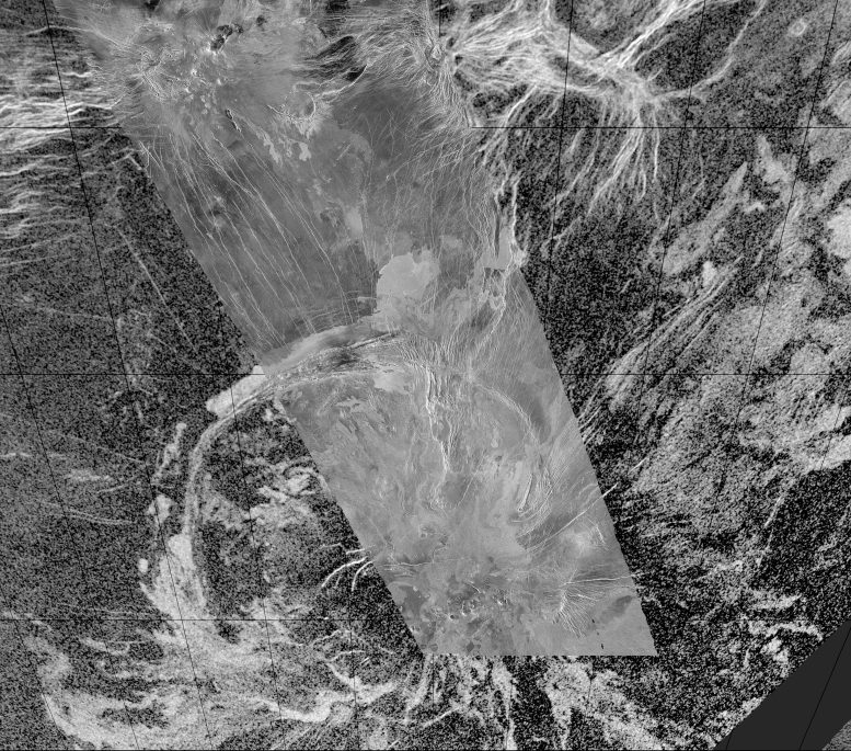 Arecibo/Magellan Composite of Quetzalpetlatl Corona