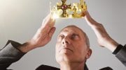 Arrogance Man Crowning Himself