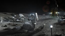 Artemis Astronauts on the Moon
