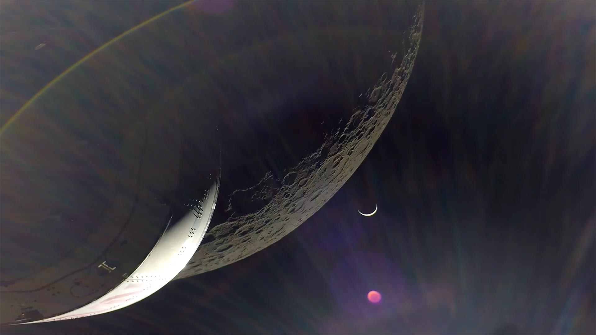 La nave espacial Orión continúa su viaje de regreso a la Tierra