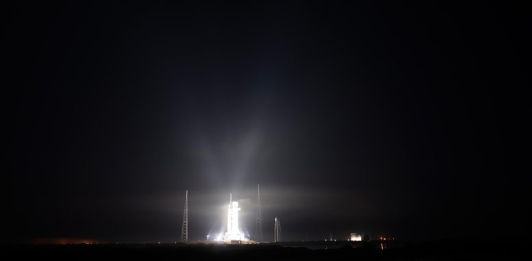 Artemis I First Rollout Spotlights
