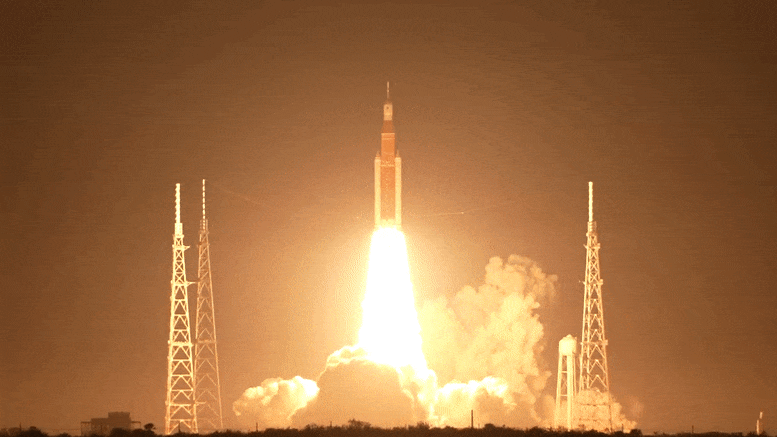 Watch NASA's Mega Moon Rocket Launch – Stunning Slow Motion Video