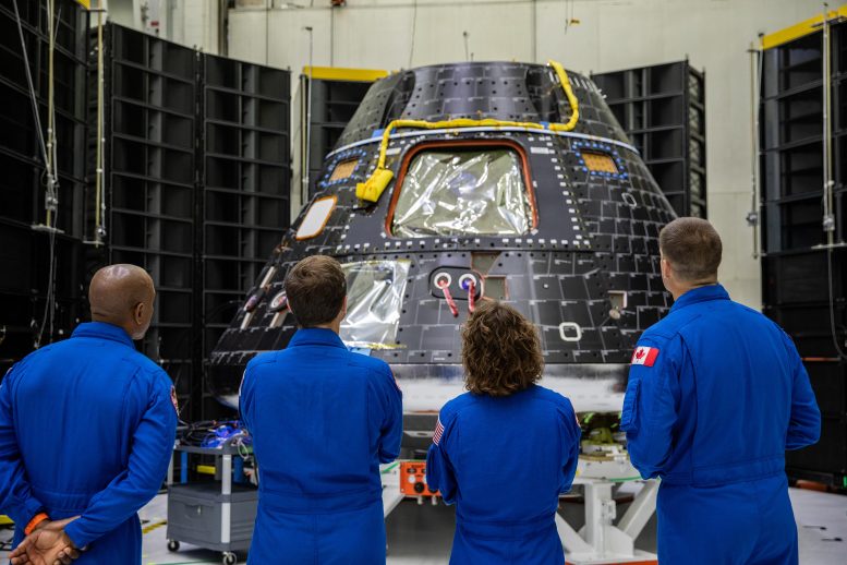 Artemis II Crew Members Checkout Orion Crew Module