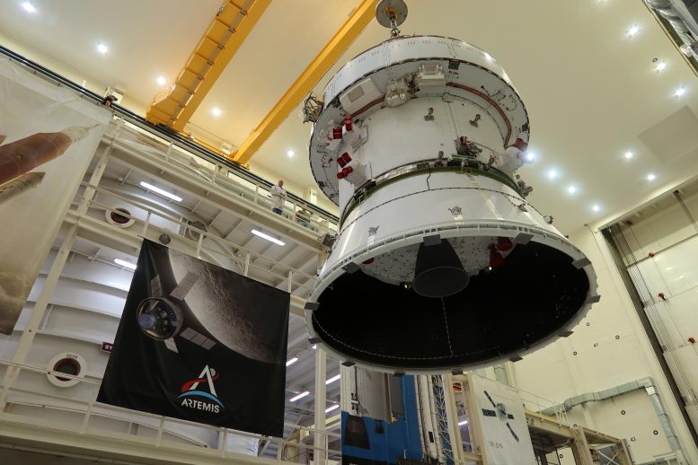 Artemis II Orion Spacecraft Is Returned to the FAST Cell
