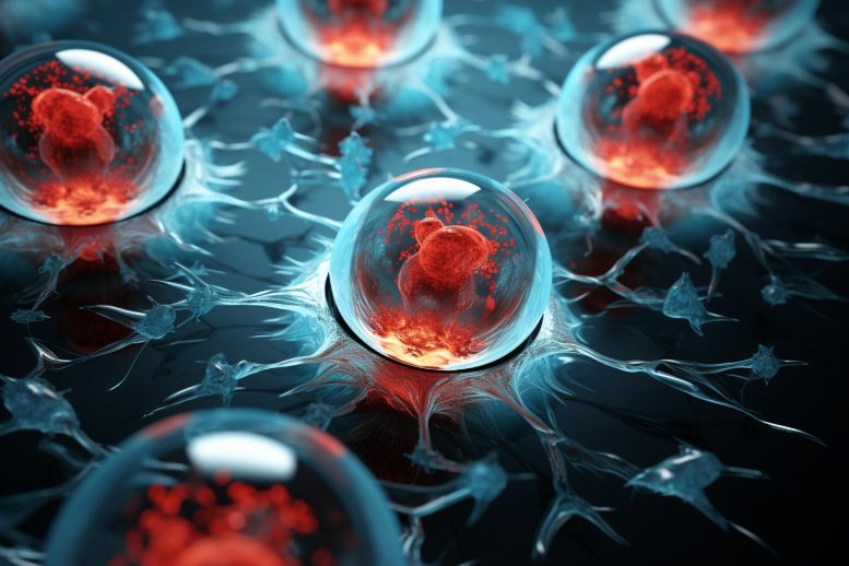 Artificial Cells Illustration Art Concept