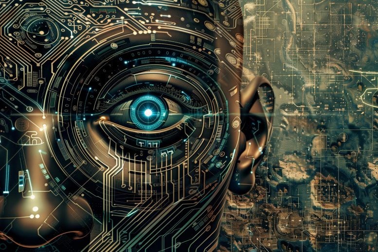 Artificial Intelligence Advance Art Concept