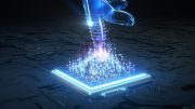 Artificial Intelligence CPU Technology Concept Art