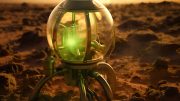 Artificial Photosynthesis Device Mars Art Concept