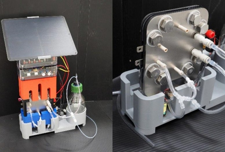 Artificial Photosynthesis Electrochemical Fuel Production System