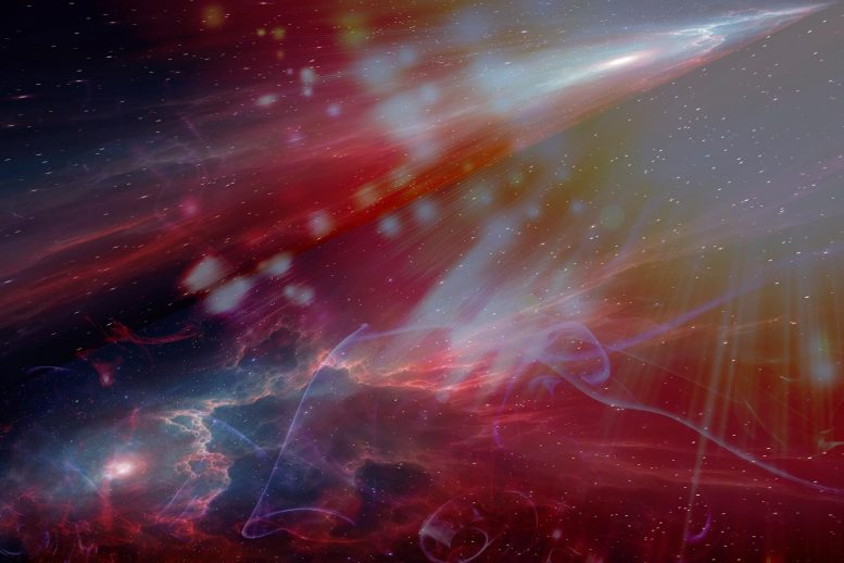 Artist's Concept Dark Energy Universe Acceleration
