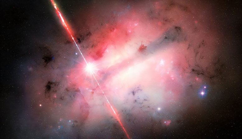 Artist’s Concept of GRB 250702B Gamma Ray Burst