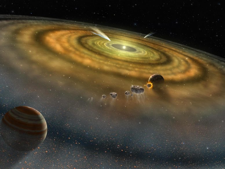 Artist's Conception Solar System Formation