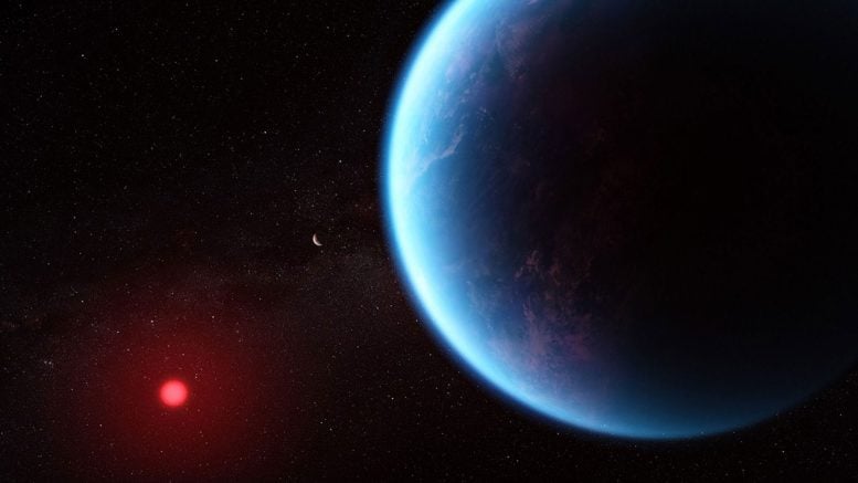 Artist&rsquo;s Depiction of Exoplanet K2 18b
