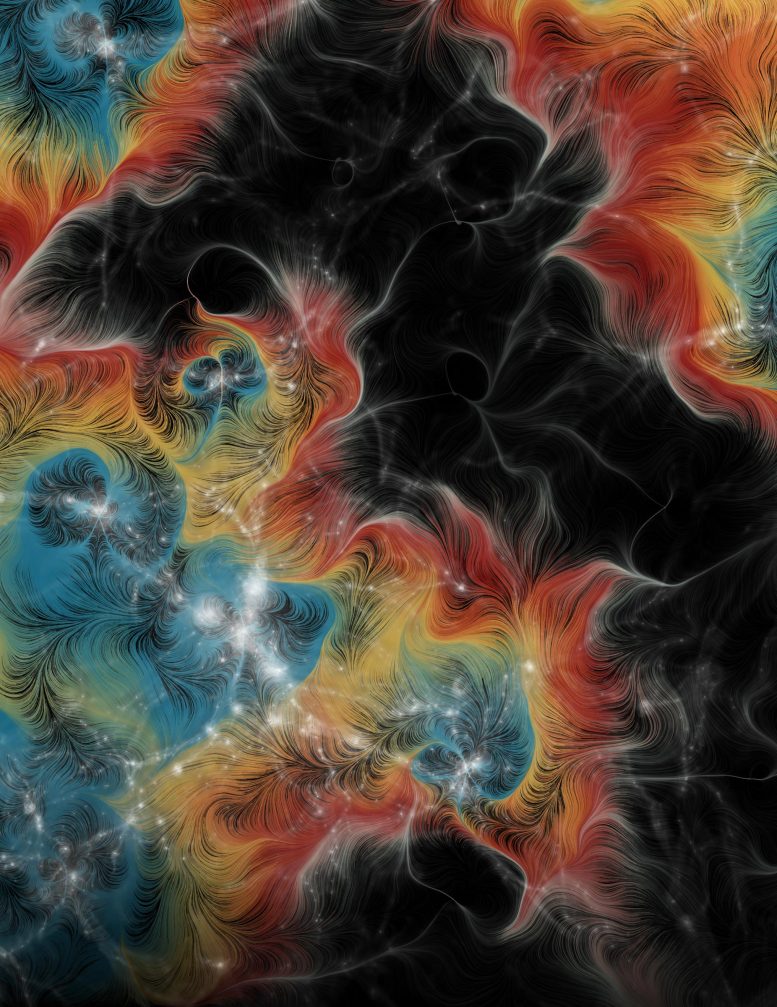 Artist’s Depiction of the Intergalactic Medium