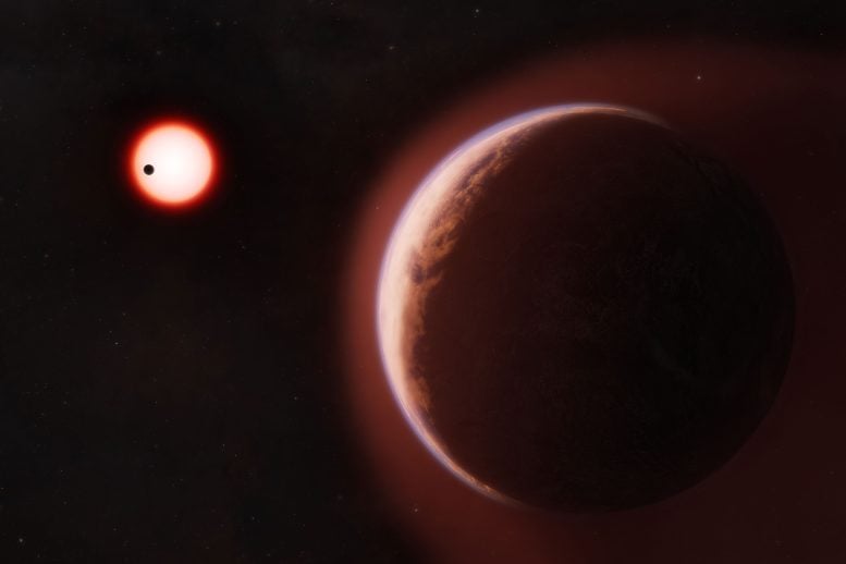 Artist&rsquo;s Illustration of Exoplanet LHS 1140 B