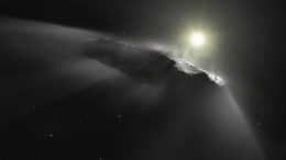 Artists Impression Interstellar Asteroid Oumuamua