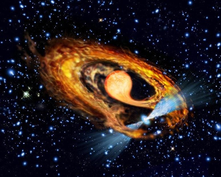 Artist’s Impression of a MSP Binary System