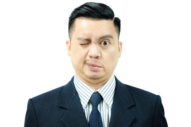 Asian Man With Bell's Palsy