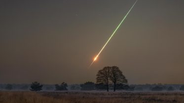 Asteroid 2023 CX1 Entering Earth's Atmosphere